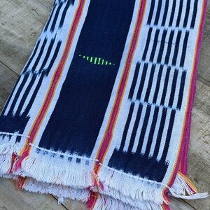 Vintage African Indigo Baule Mudcloth 55” L x 40” W Textile | No. 118